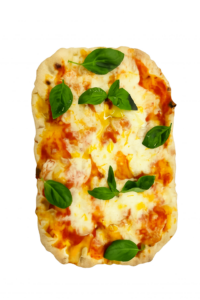 Pinsa Margherita con Basilico Fresco