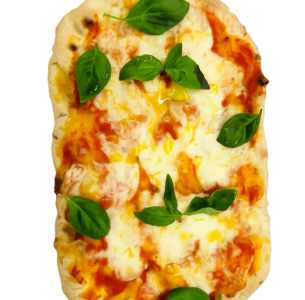 Pinsa Margherita con Basilico Fresco